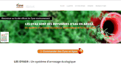 Desktop Screenshot of oyas-environnement.com